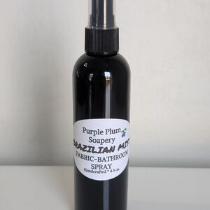 Brazilian Mist Purple Plum Soapery Fabric Bathroom Spray-4.5 oz.